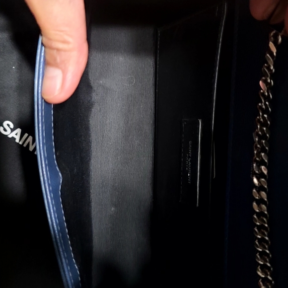 Yves Saint Laurent Navy Crossbody Bag - Picture 6 of 6